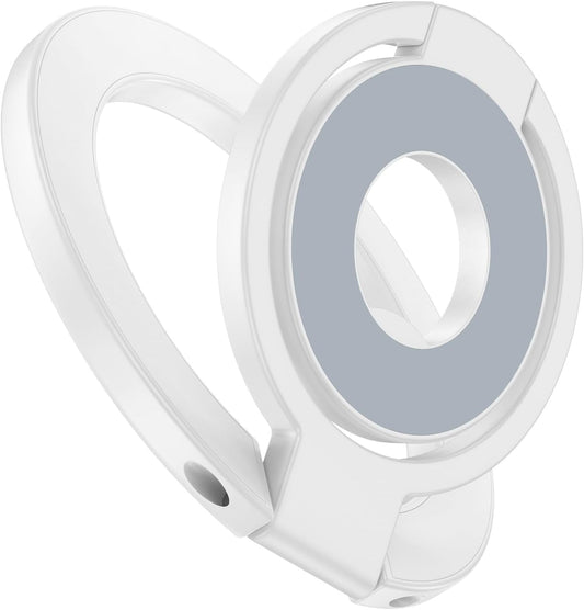 Dual-Sided Magnetic Phone Grip MagSafe Phone Ring Holder Kickstand Loop Magnet Finger Ring Stand for iPhone 17e/17/16/15/14/13/12 Pro Max Samsung S26 Ultra S26 S25 FE S24 Ultra Google Pixel 10a 10 9 8